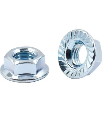 TUERCA C/ARANDELA 6923 ZINC. M8 MOLETEADA