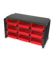 ESTANTE CLASIFICADOR APILABLE 9 CAJONES