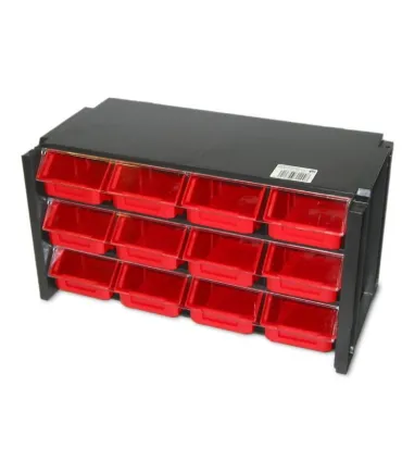 ESTANTE CLASIFICADOR APILABLE 12 CAJONES