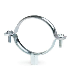 ABRAZADERA REFORZADA ZINCADA M8+M10  Ø 200MM
