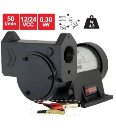 BOMBA GASOIL 12VOL SIN ACCESORIOS 40l/m