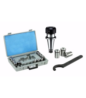 JUEGO PORTA PINZAS CON 8 PINZAS CONO MT-3 M-12