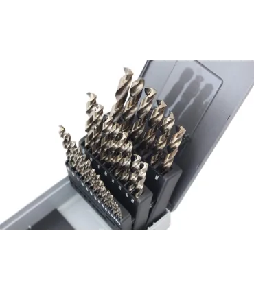 JUEGO 25 BROCAS DIN338N HSSE COBALTO 1-13x 0,5mm