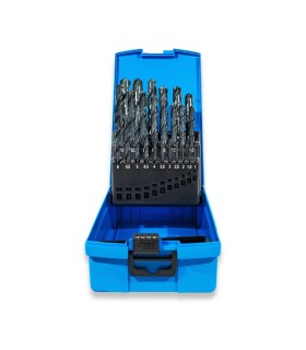 JUEGO 25 BROCAS HSS DE 1 A 13 x 0,5