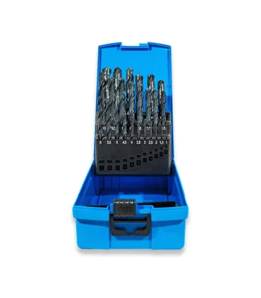 JUEGO 25 BROCAS HSS DE 1 A 13 x 0,5