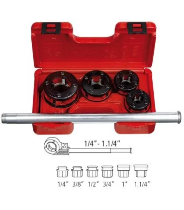 CONJUNTO ROSCADOR SUPER-EGO 1/2-1"1/4 BSPT-D