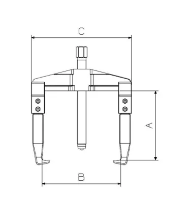 EXTRACTOR FORZA 2 PATAS LARGAS 185X175