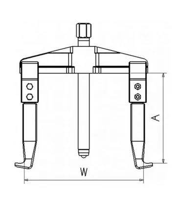 EXTRACTOR FORZA 2 PATAS LARGAS 185X175