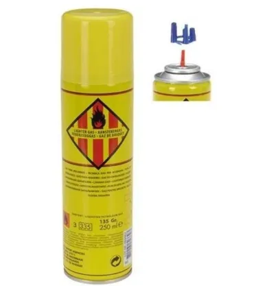 BOTE RECARGA GAS MECHERO 250ML