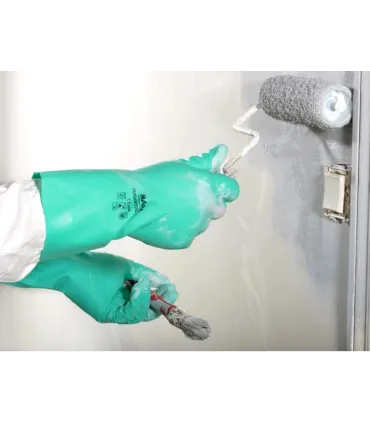 GUANTES LARGO DESTREZA NITRILO T7