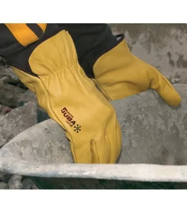 GUANTE CUERO AMA.FORRADO N.7F T10