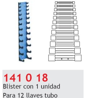 SOPORTE 12 LLAVES TUBO 141.018