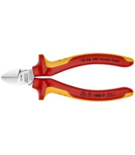 ALICATE CORTE DIAGONAL 1000V 140MM 70.06.140