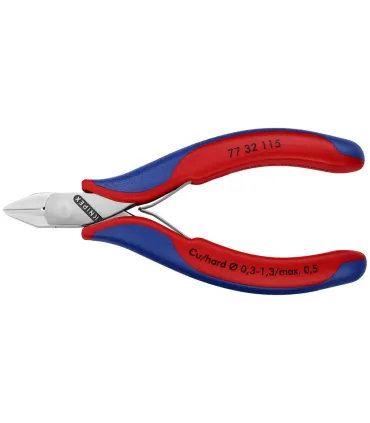 ALICATE ELECTRONICA CORTE DIAG. 115mm KNIPEX 7732115