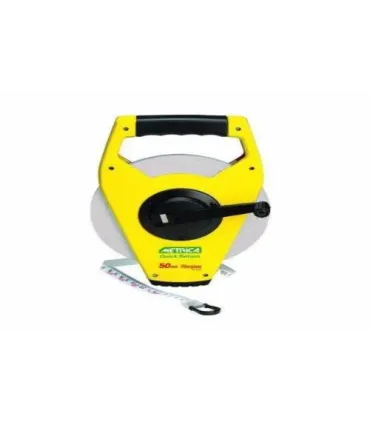 CINTA METRICA FIBRA 50m.  CON MANGO