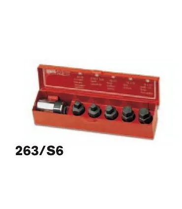 JUEGO 6 LLAVES TAPON CARTER