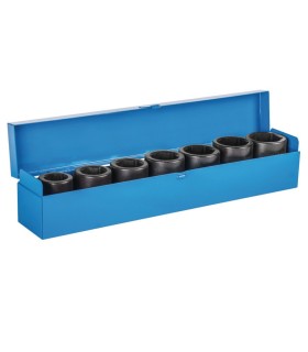 JUEGO 7 LLAVES VASO IMPACTO 1" 24-38mm