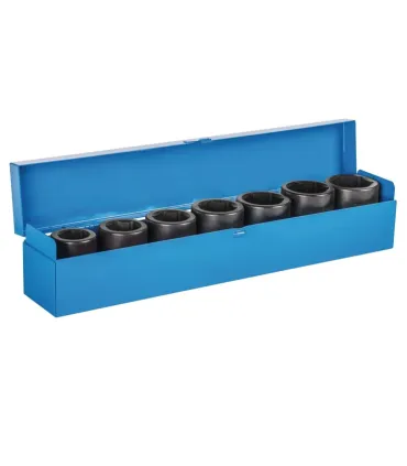 JUEGO 7 LLAVES VASO IMPACTO 1" 24-38mm