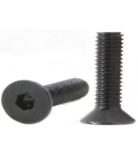 W 1/4X25 TORNILLO AVELLANADO DIN 7991 12.9 NEGRO