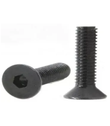 W 1/4X32 TORNILLO AVELLANADO DIN 7991 12.9 NEGRO