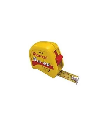 FLEXOMETRO STARRET 8M C/FRENO AMARILLO