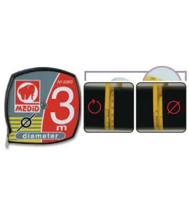 FLEXOMETRO MEDIDOR DIAMETROS 3M EXTRAPLANO