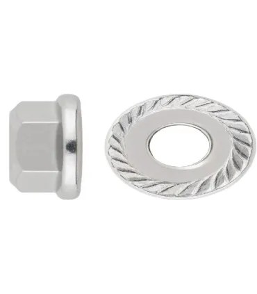 TUERCA CON ARANDELA DIN6923 INOX-A2 M10 GRAFILADA
