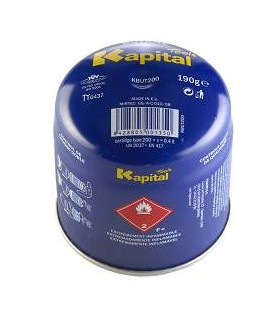 CARTUCHO GAS BUTANO DESECHABLE 190GR