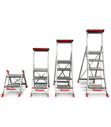 ESCALERA PROF. ALU. 3 PELDAÑOS ANCHOS PLEGABLE