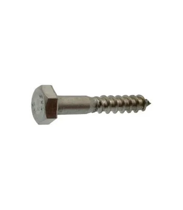 M10X150 TORNILLO TIRAFONDO DIN 571 INOX A2