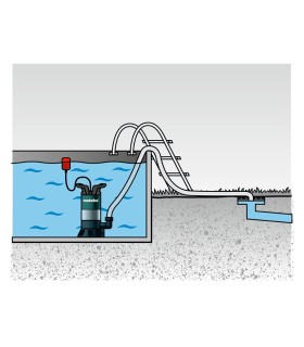 BOMBA SUMERGIBLE AGUA SUCIA METABO 15000 l/h 850W