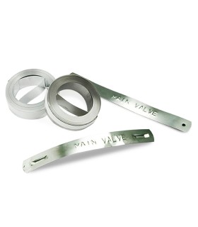 CINTA FLEJE PARA MARCAJE 12,7mm x 6,40m INOX SIN ADH