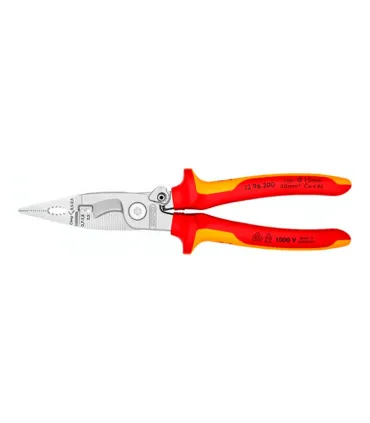 ALICATE COMBINADO ELECTRICISTA KNIPEX 1000V 13.96.200 200MM