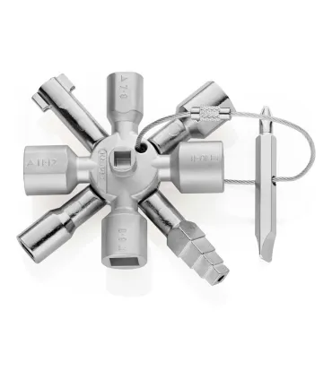 LLAVE KNIPEX 00.11.01 P/ ARMARIOS ELECTRICOS, GAS, AGUA, CLIMA