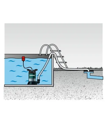 BOMBA SUMER. AGUA LIMPIA METABO 0,6bar 6600L/H 450W TPF6600SN