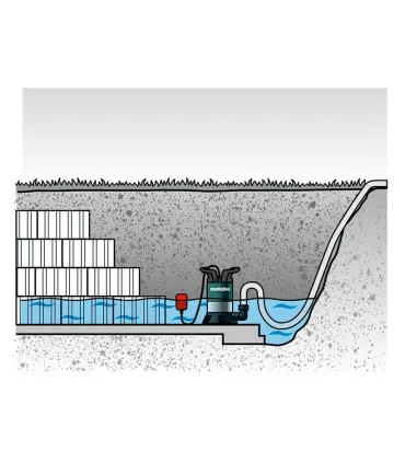 BOMBA SUMER. AGUA LIMPIA METABO 0,6bar 6600L/H 450W TPF6600SN