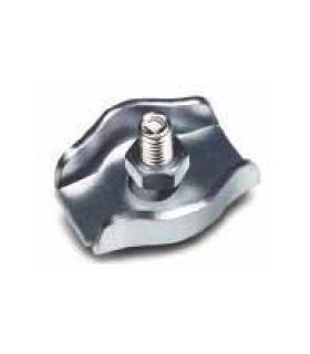 SUJETACABLE PLANO SIMPLE ZINC DE Ø3MM
