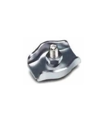 SUJETACABLE PLANO SIMPLE ZINC DE Ø3MM