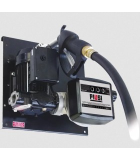 KIT SURTIDOR GASOIL 220V 60L/Min 3/4CV. Con soporte mural, contador, 4mt manguera y pistola
