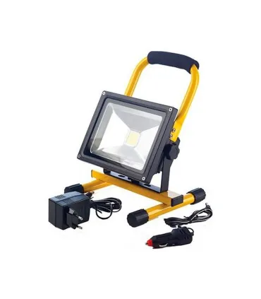 FOCO TRABAJO LED 20W C/ BATERIA LITIO+SOPORTE SUELO, CARGADORES