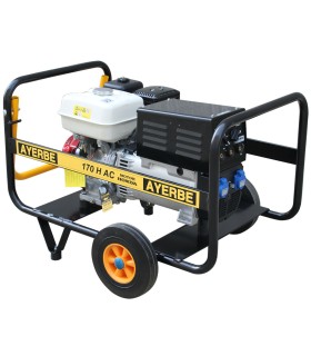 MOTOSOLDADORA AY-170AC  9 CV GASOLINA 150A-30%, 120A-60%, GENERADOR 5KVA MONOF.
