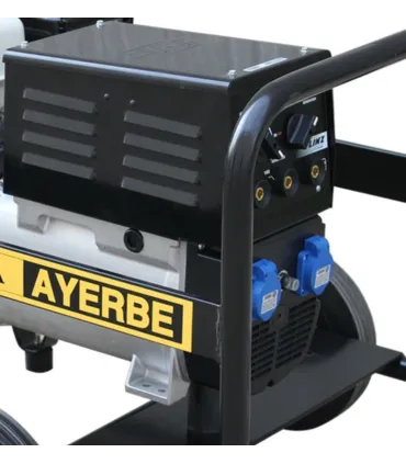 MOTOSOLDADORA AY-170AC  9 CV GASOLINA 150A-30%, 120A-60%, GENERADOR 5KVA MONOF.