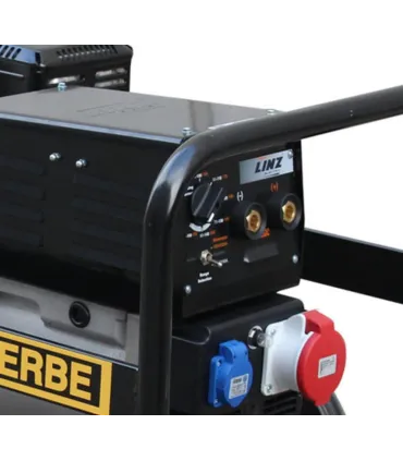 MOTOSOLDADORA AY-255CC  13 CV GASOLINA 180A-30%, 150A-60%, GENERADOR 6,5KVA MONOF.