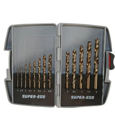 J. 13 BROCAS DIN338 HSS 2-8mm x0,50mm S.EGO