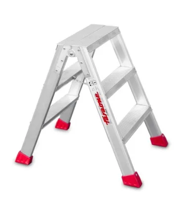 ESCALERA FARAONE TIJERA DOBLE 3+3 PELDAÑOS ALTURA: TJO 2.4M PLEG 0,65MT