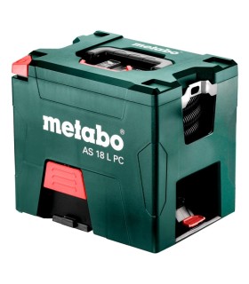ASPIRADOR BAT. METABO AS 18 L PC 18 V (SIN BATERIA, SIN CARGADOR)