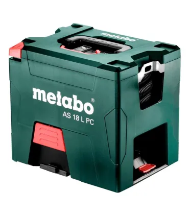 ASPIRADOR BAT. METABO AS 18 L PC 18 V (SIN BATERIA, SIN CARGADOR)