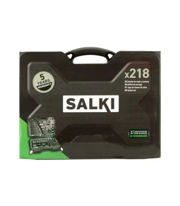 Juego VASOS 1/2+3/8+1/4 DE 218piezas SALKI