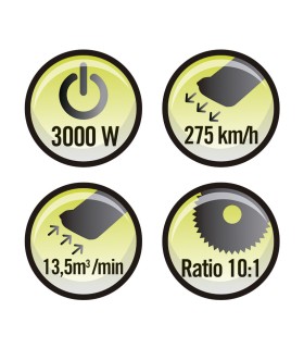SOPLADORA ASIPRADOR NATUUR 3200W