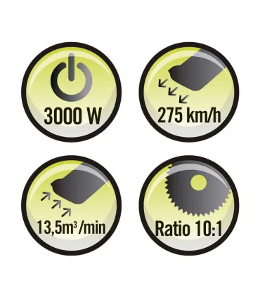 SOPLADORA ASIPRADOR NATUUR 3200W